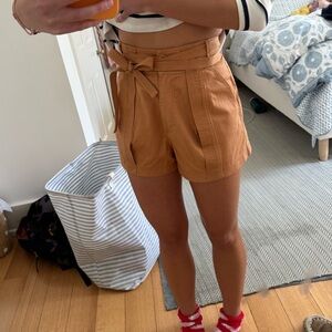 Ulla Johnson High-Waisted Brown Shorts
